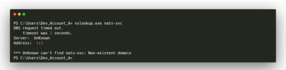 Incident report revealing NATS DNS misconfiguration